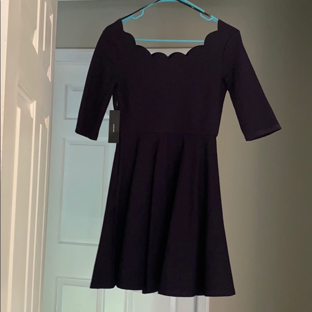 Lulus Navy Blue Dress